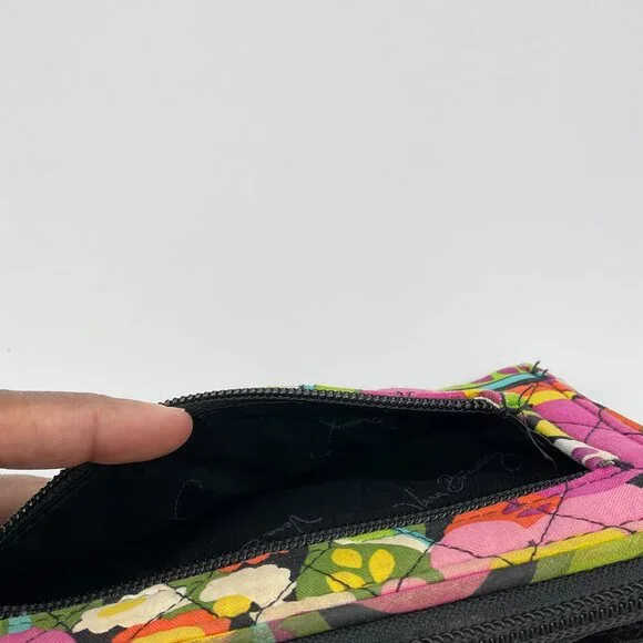 VERA‎ BRADLEY FLORAL TURNLOCK CLASP WALLET Quilted - Picture 4 of 6